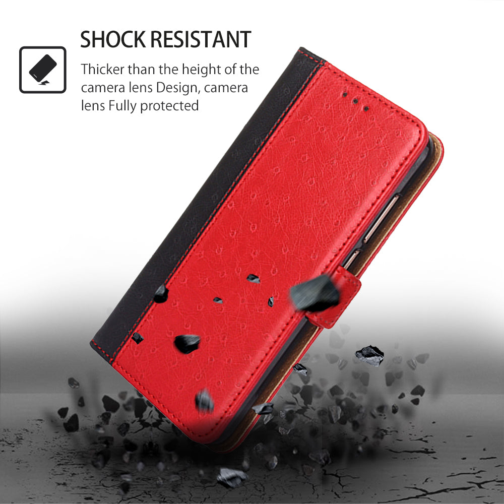 For Xiaomi 13 5G Ostrich Texture Magnetic Closure Anti-fall Phone Case Wallet Stand PU Leather Flip Folio Cell Phone Cover For Xiaomi 13 5G Ostrich Texture Magnetic Closure Anti-fall Phone Case Wallet Stand PU Leather Flip Folio Cell Phone Cover